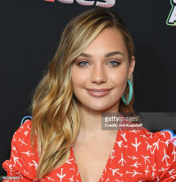 Maddie Ziegler attends the 2018 Radio Disney Music Awards at Loews Hollywood Hotel on June 22, 2018 in Hollywood, California.