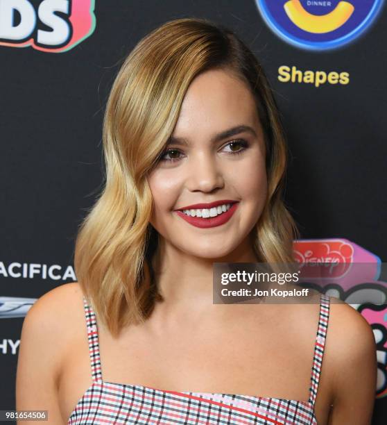 Bailee Madison attends the 2018 Radio Disney Music Awards at Loews Hollywood Hotel on June 22, 2018 in Hollywood, California.