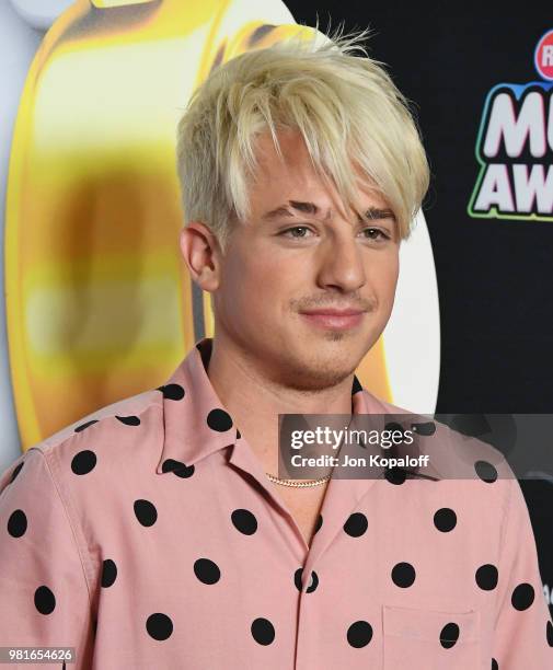 Charlie Puth attends the 2018 Radio Disney Music Awards at Loews Hollywood Hotel on June 22, 2018 in Hollywood, California.