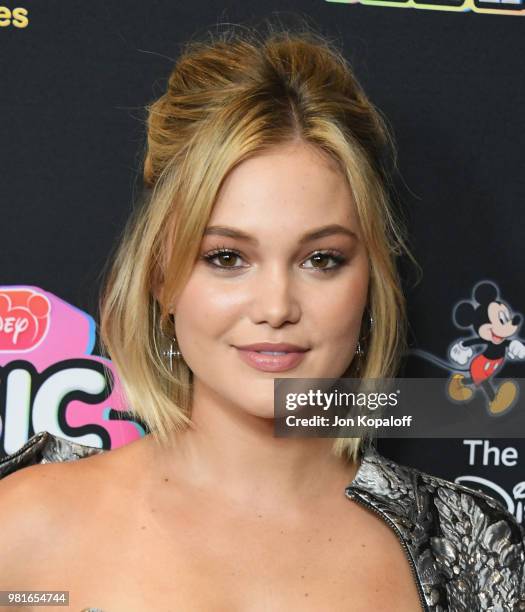 Olivia Holt attends the 2018 Radio Disney Music Awards at Loews Hollywood Hotel on June 22, 2018 in Hollywood, California.