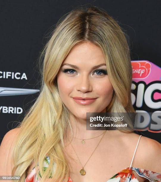 Witney Carson attends the 2018 Radio Disney Music Awards at Loews Hollywood Hotel on June 22, 2018 in Hollywood, California.