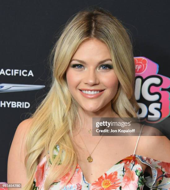 Witney Carson attends the 2018 Radio Disney Music Awards at Loews Hollywood Hotel on June 22, 2018 in Hollywood, California.