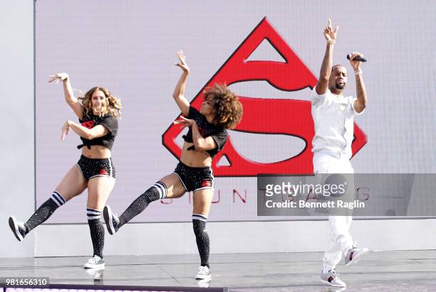 Safaree Samuels performs at BETX Live!, sponsored by Nissan, during the 2018 BET Experience at Microsoft Square at L.A. Live on June 22, 2018 in Los...