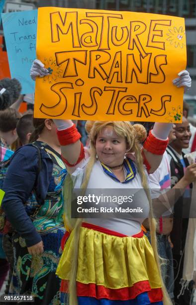 The Trans rally and march has become a regular part of the final PRIDE weekend activities. Thousands gathered on Church Street to listen to a variety...