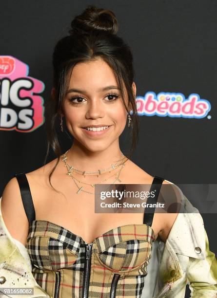 Jenna Ortega arrives at the 2018 Radio Disney Music Awards at Loews Hollywood Hotel on June 22, 2018 in Hollywood, California.