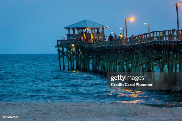 oceana pier - oceana stock pictures, royalty-free photos & images