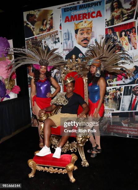 Guests attend 2018 BET Experience Fan Fest at Los Angeles Convention Center on June 22, 2018 in Los Angeles, California.