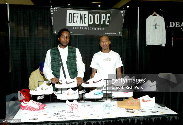 Vendors attend 2018 BET Experience Fan Fest at Los Angeles Convention Center on June 22, 2018 in Los Angeles, California.