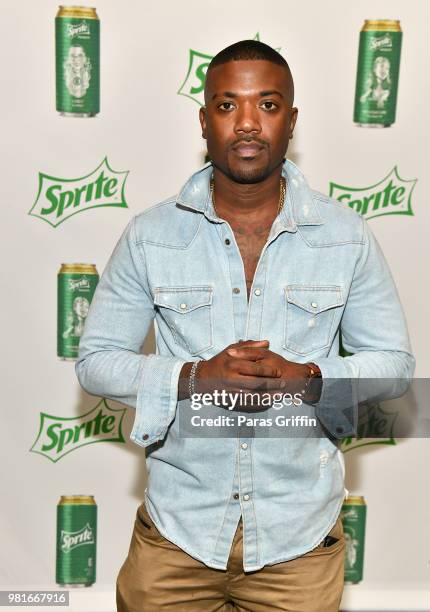 Ray J attends the Celebrity Dodgeball Game at 2018 BET Experience Fan Fest at Los Angeles Convention Center on June 22, 2018 in Los Angeles,...