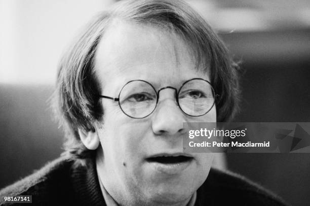 Television comedy producer Jon Plowman at BBC TV Centre, London, 22nd February 1994.