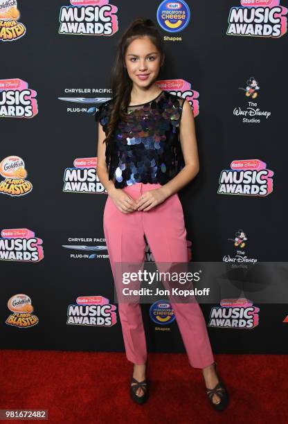 Olivia Rodrigo attends the 2018 Radio Disney Music Awards at Loews Hollywood Hotel on June 22, 2018 in Hollywood, California.