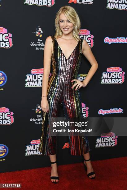 Cali Rodi attends the 2018 Radio Disney Music Awards at Loews Hollywood Hotel on June 22, 2018 in Hollywood, California.