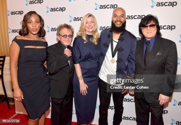 Membership Nicole George-Middleton, ASCAP EVP, Membership John Titta, CEO of ASCAP, Elizabeth Matthews, JJ Harrison, and ASCAP EVP, Membership John...