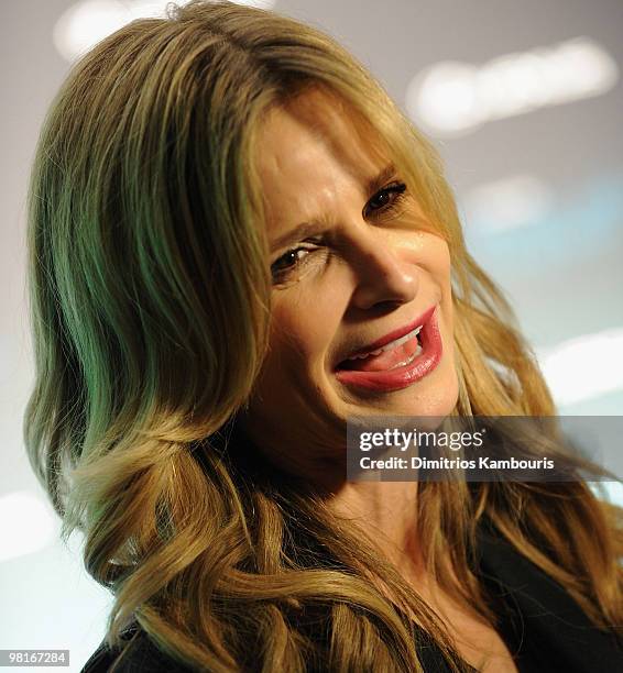 Kyra Sedgwick attends the Darker Side of Green Climate Change Debate at Skylight West on March 30, 2010 in New York City.