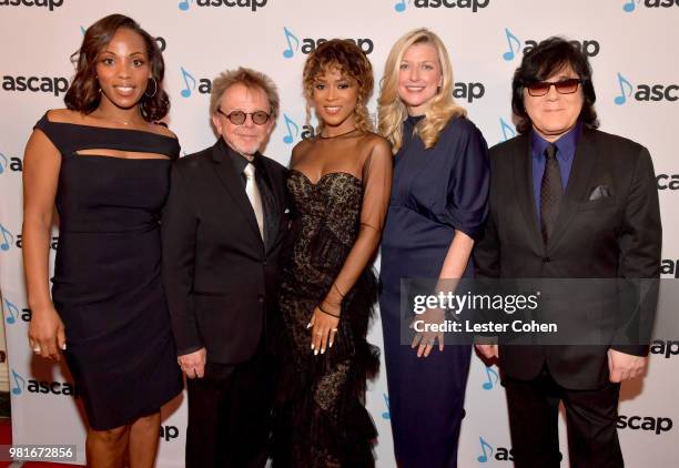 Membership Nicole George-Middleton, ASCAP EVP, Membership John Titta, Serayah, CEO of ASCAP, Elizabeth Matthews, and ASCAP EVP, Membership John Titta...