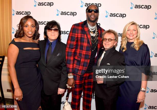 Membership Nicole George-Middleton, ASCAP EVP, Membership John Titta, 2 Chainz, ASCAP President, Paul Williams, and CEO of ASCAP, Elizabeth Matthews...