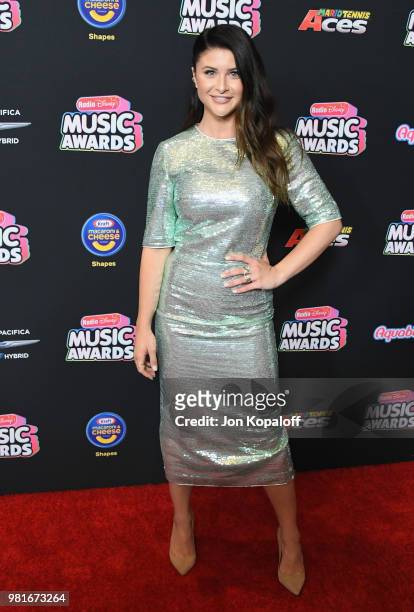 Savannah Outen attends the 2018 Radio Disney Music Awards at Loews Hollywood Hotel on June 22, 2018 in Hollywood, California.