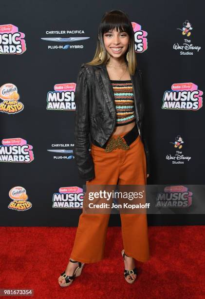 Kylie Cantrall attends the 2018 Radio Disney Music Awards at Loews Hollywood Hotel on June 22, 2018 in Hollywood, California.