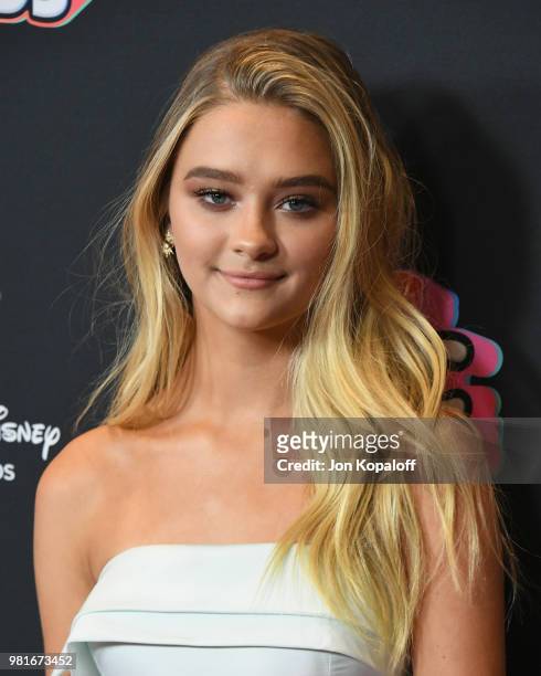 Lizzy Greene attends the 2018 Radio Disney Music Awards at Loews Hollywood Hotel on June 22, 2018 in Hollywood, California.