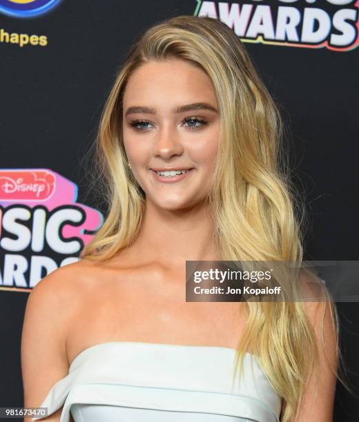 Lizzy Greene attends the 2018 Radio Disney Music Awards at Loews Hollywood Hotel on June 22, 2018 in Hollywood, California.