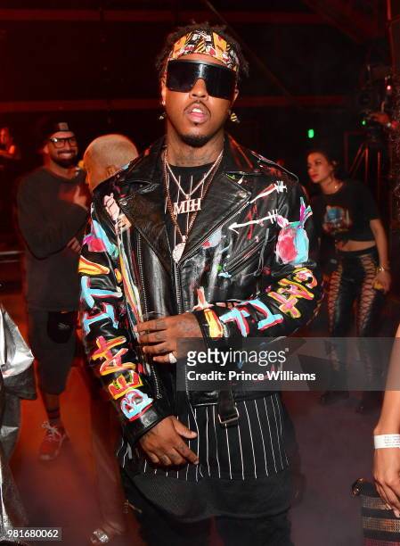 Singer Jeremih attends Teyana Taylor Album Release Party at Universal Studios Hollywood on June 21, 2018 in Universal City, California.