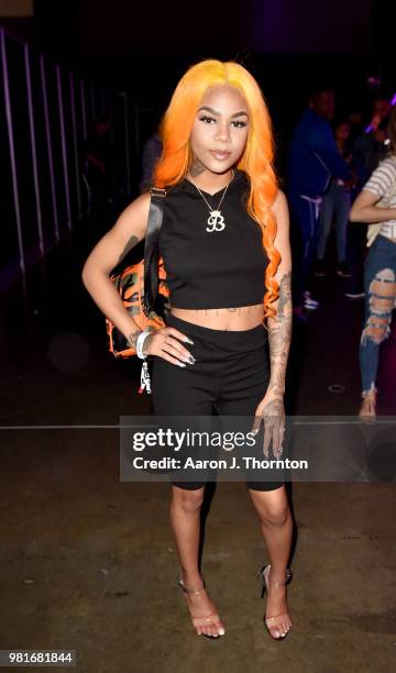 Molly Brazy attends the BETX Main Stage, sponsored by Credit Karma, at 2018 BET Experience Fan Fest at Los Angeles Convention Center on June 22, 2018...