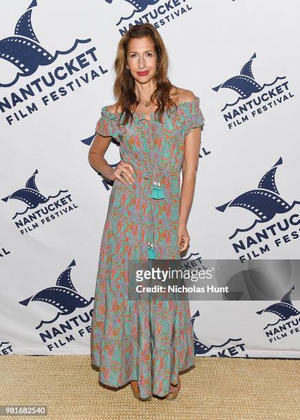 Alysia Reiner attends the screening of 'EGG' at the 2018 Nantucket Film Festival - Day 3 on June 22, 2018 in Nantucket, Massachusetts.