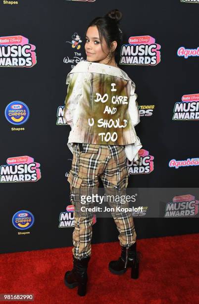 Jenna Ortega attends the 2018 Radio Disney Music Awards at Loews Hollywood Hotel on June 22, 2018 in Hollywood, California.