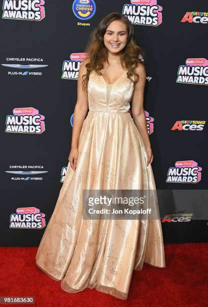 Lela Brown attends the 2018 Radio Disney Music Awards at Loews Hollywood Hotel on June 22, 2018 in Hollywood, California.