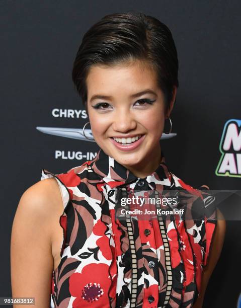 Peyton Elizabeth Lee attends the 2018 Radio Disney Music Awards at Loews Hollywood Hotel on June 22, 2018 in Hollywood, California.