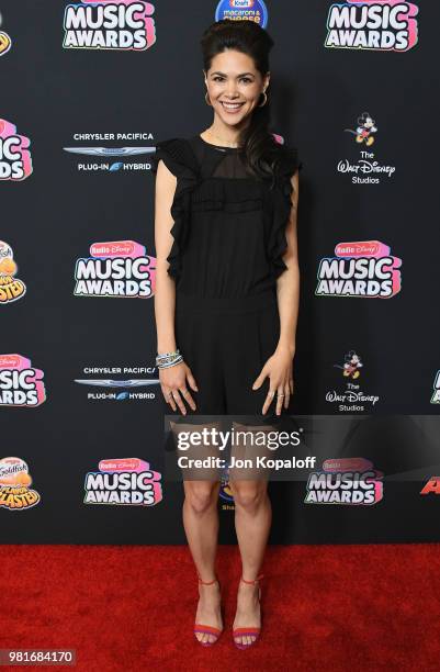 Lilan Bowden attends the 2018 Radio Disney Music Awards at Loews Hollywood Hotel on June 22, 2018 in Hollywood, California.