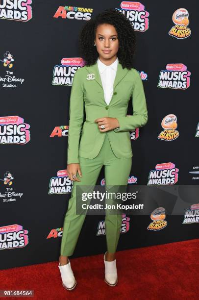 Sofia Wylie attends the 2018 Radio Disney Music Awards at Loews Hollywood Hotel on June 22, 2018 in Hollywood, California.