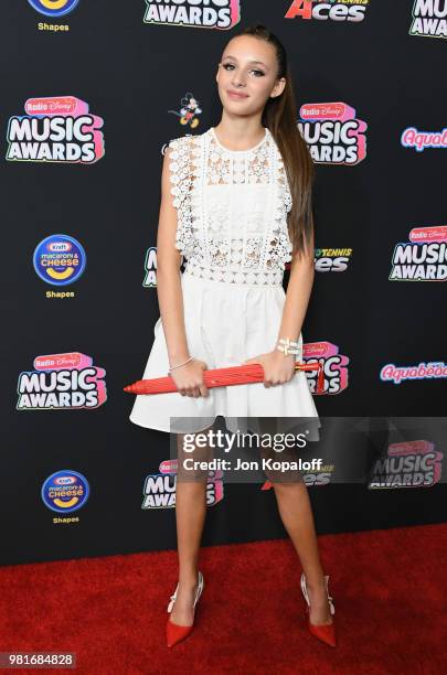 Aja9 attends the 2018 Radio Disney Music Awards at Loews Hollywood Hotel on June 22, 2018 in Hollywood, California.