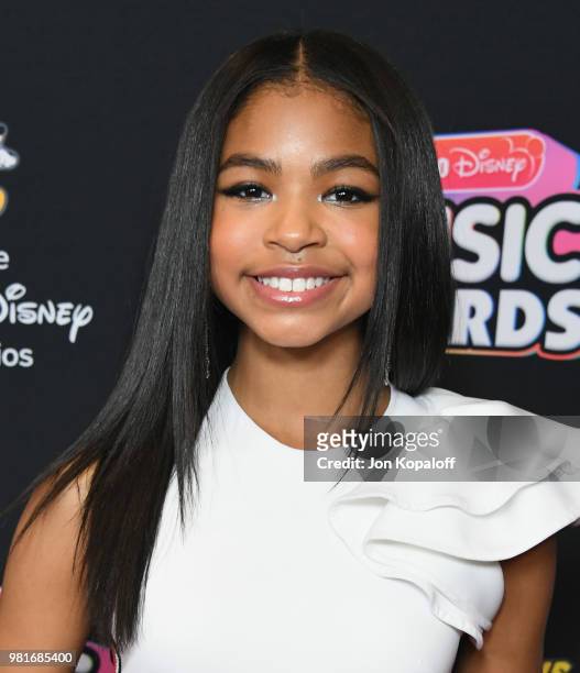 Navia Ziraili Robinson attends the 2018 Radio Disney Music Awards at Loews Hollywood Hotel on June 22, 2018 in Hollywood, California.