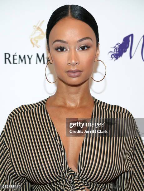 Draya Michele attends Culture Creators Leaders and Innovators Awards Brunch 2018 at The Beverly Hilton on June 22, 2018 in Beverly Hills, California.