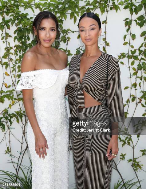 Julissa Bermudez and Draya Michele attend Culture Creators Leaders and Innovators Awards Brunch 2018 at The Beverly Hilton on June 22, 2018 in...
