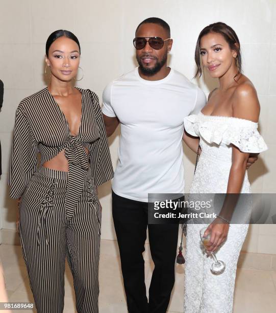 Draya Michele, Tank and Julissa Bermudez attend Culture Creators Leaders and Innovators Awards Brunch 2018 at The Beverly Hilton on June 22, 2018 in...