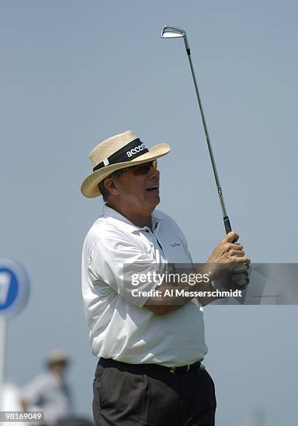 Tom Jenkins competes at the Liberty Mutual Legends of Golf tournament, Saturday, April 24, 2004 in Savannah, Georgia.