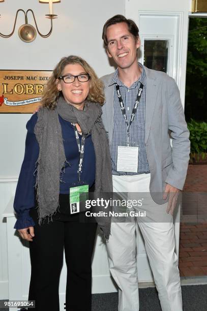 Lauren Greenfield and Dade Hayes attend the screening of 'Generation Wealth' at the 2018 Nantucket Film Festival - Day 3 on June 22, 2018 in...