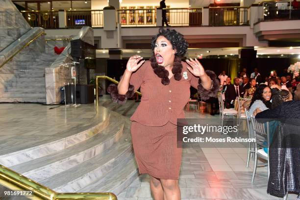 Atmosphere at Vision Community Foundation 7th Annual Vision Community Foundation Black-Tie Gala at Atlanta City Hall on June 22, 2018 in Atlanta,...