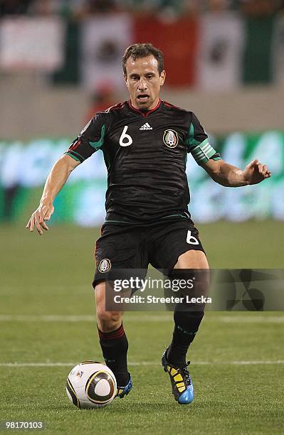 Gerardo Torrado of Mexico during their game against Iceland at Bank of America Stadium on March 24, 2010 in Charlotte, North Carolina.