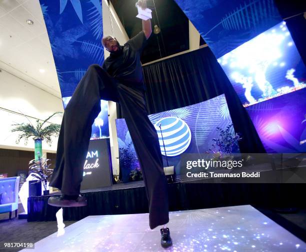 Tech lounge is seen during day one of 2018 BET Experience Fan Fest at Los Angeles Convention Center on June 22, 2018 in Los Angeles, California.