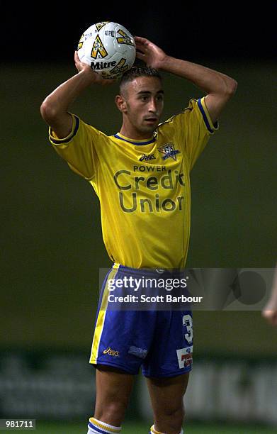 Ahmad Elrich of Parramatta in action during the NSL match between Parramatta Power and the Kingz played at Parramatta Stadium, Sydney, Australia....