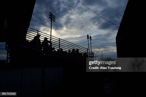 General view during the 113th Midnight Sun Game between the Orange County Surf and the Alaska Goldpanners at Growden Park on Thursday, June 21, 2018...