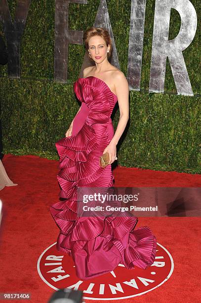 Actress Vera Farmiga arrives at the 2010 Vanity Fair Oscar Party hosted by Graydon Carter held at Sunset Tower on March 7, 2010 in West Hollywood,...