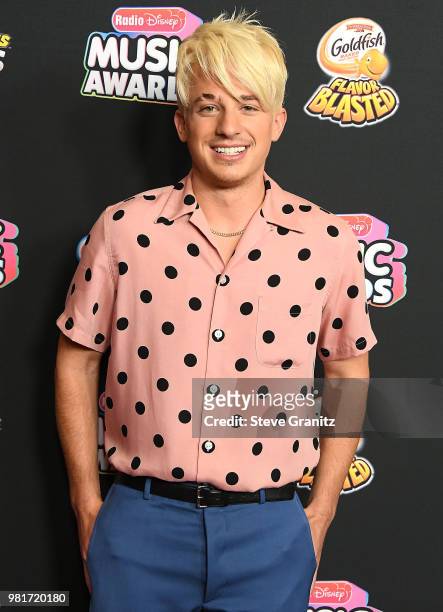Charlie Puth arrives at the 2018 Radio Disney Music Awards at Loews Hollywood Hotel on June 22, 2018 in Hollywood, California.