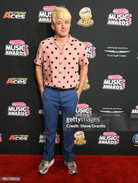 Charlie Puth arrives at the 2018 Radio Disney Music Awards at Loews Hollywood Hotel on June 22, 2018 in Hollywood, California.