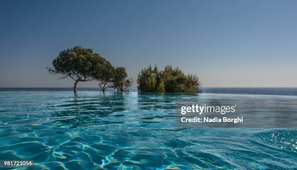 piscina sul mare - piscina stock pictures, royalty-free photos & images