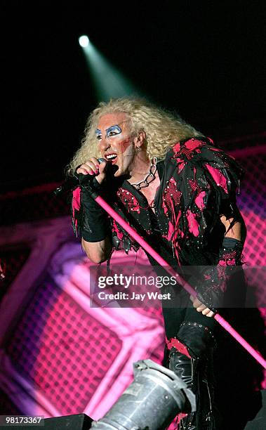 Dee Snider of Twisted Sister performs on Day 4 of the Rocklahoma Music Festival on July 12, 2009 in Pryor, Oklahoma.