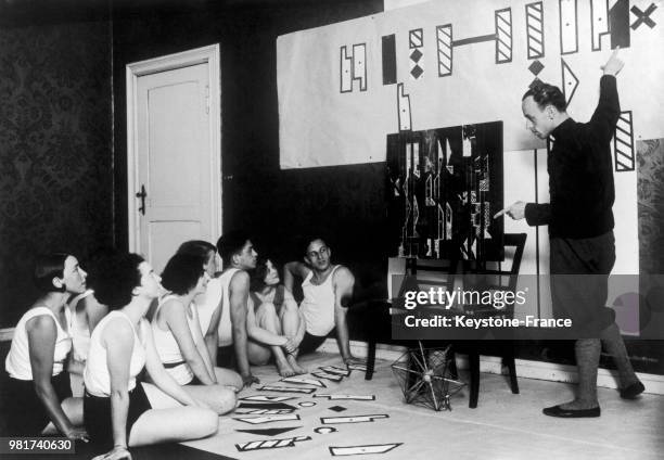 école de danse von Laban a introduit un nouveau système d'apprentissage de la danse : comme dans la musique pour chaque ton, il existe une note...
